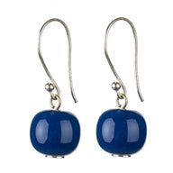 Blue Bloom Earrings – Glossy Colour, Light as Air - SALVESSA