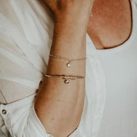 Echoes of Cornwall Silver Shell Charm Bracelet – Inspired by the Coast, Made by Hand - SALVESSA