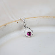 Echoes of Cornwall Silver Teardrop Pendant – Handmade with Meaning - SALVESSA