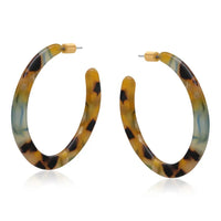 Stella Hoops – Sustainable Resin Hoop Earrings - SALVESSA