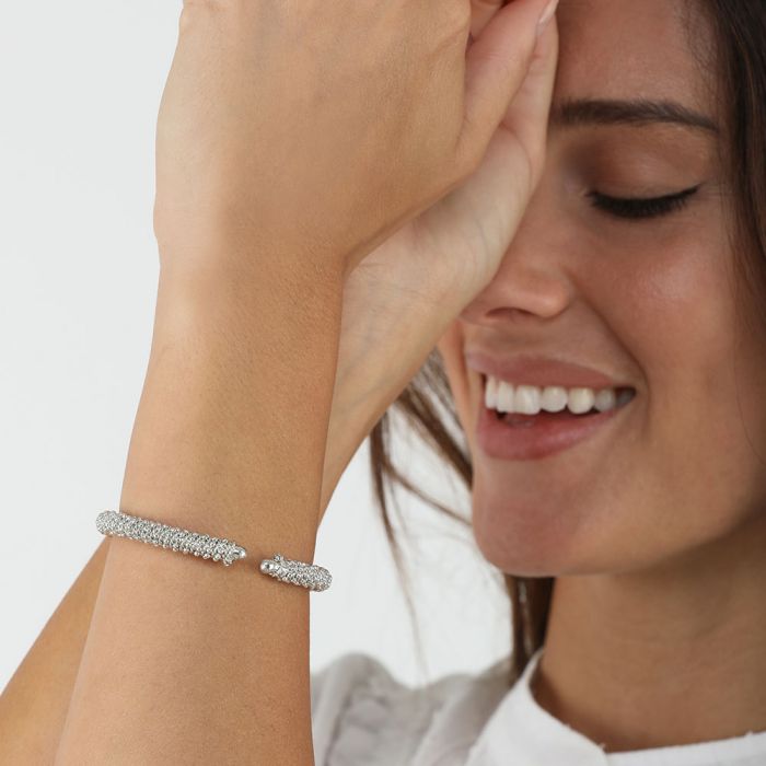 Alma Sterling-Inspired Silver Bracelet