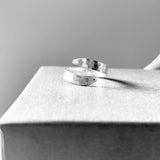 Aqua Vitae Ring - Adjustable Sterling Silver Wave Ring - SALVESSA