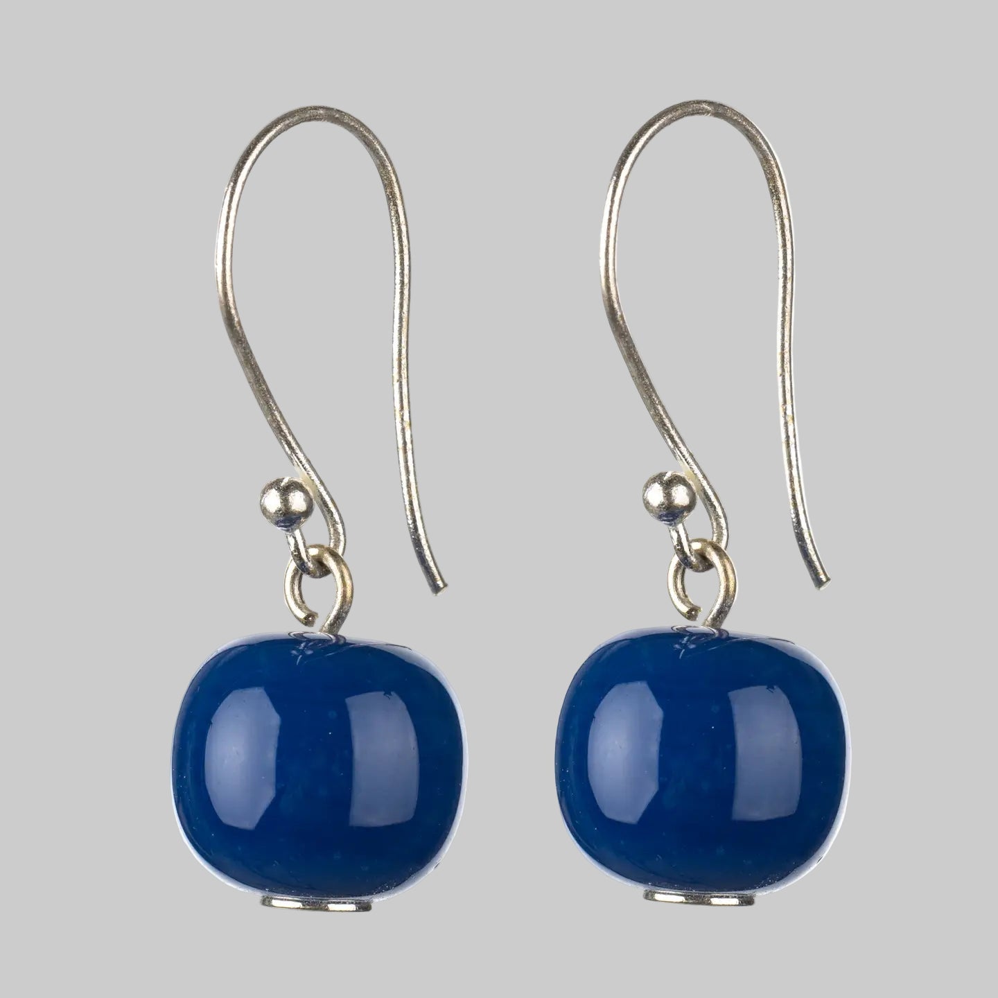Blue Bloom Earrings – Glossy Colour, Light as Air - SALVESSA