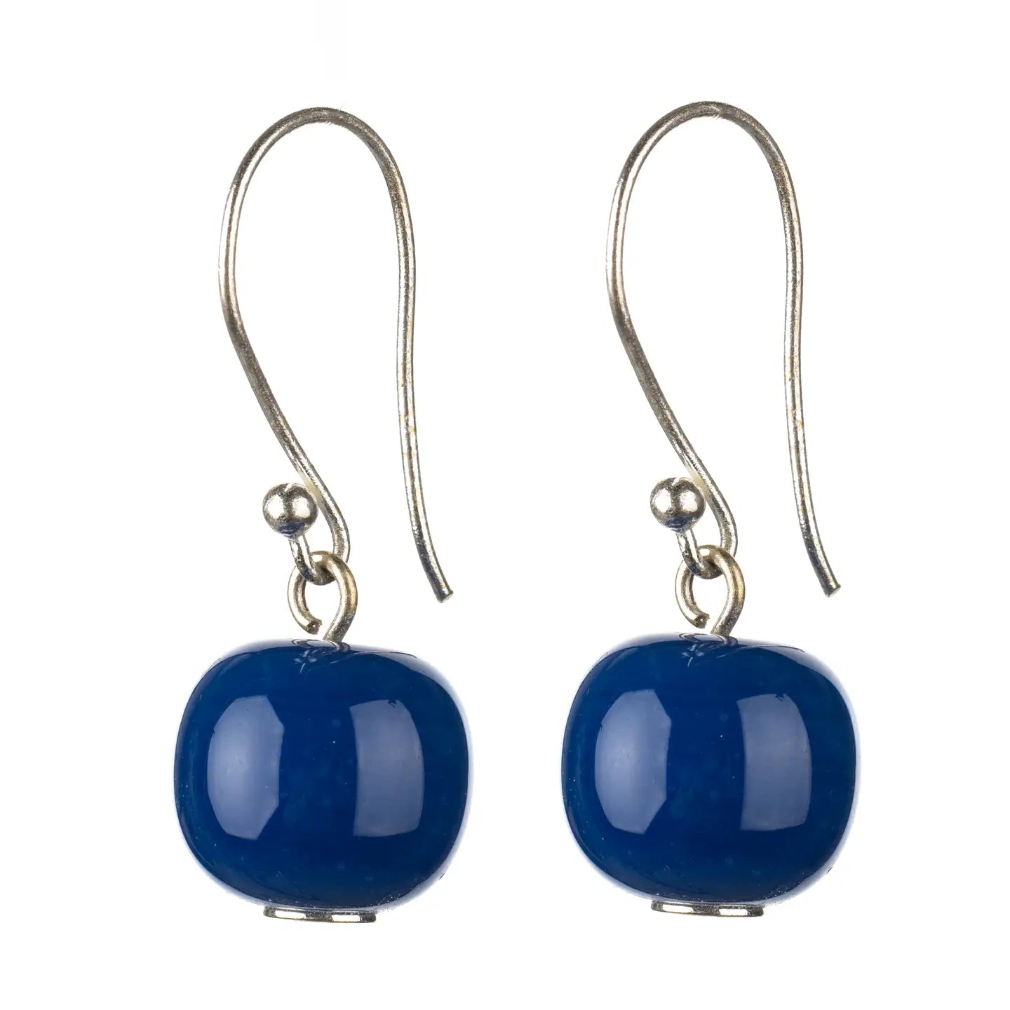 Blue Bloom Earrings – Glossy Colour, Light as Air - SALVESSA