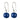 Blue Bloom Earrings – Glossy Colour, Light as Air - SALVESSA