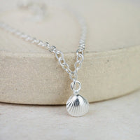 Echoes of Cornwall Silver Shell Charm Bracelet – Inspired by the Coast, Made by Hand - SALVESSA