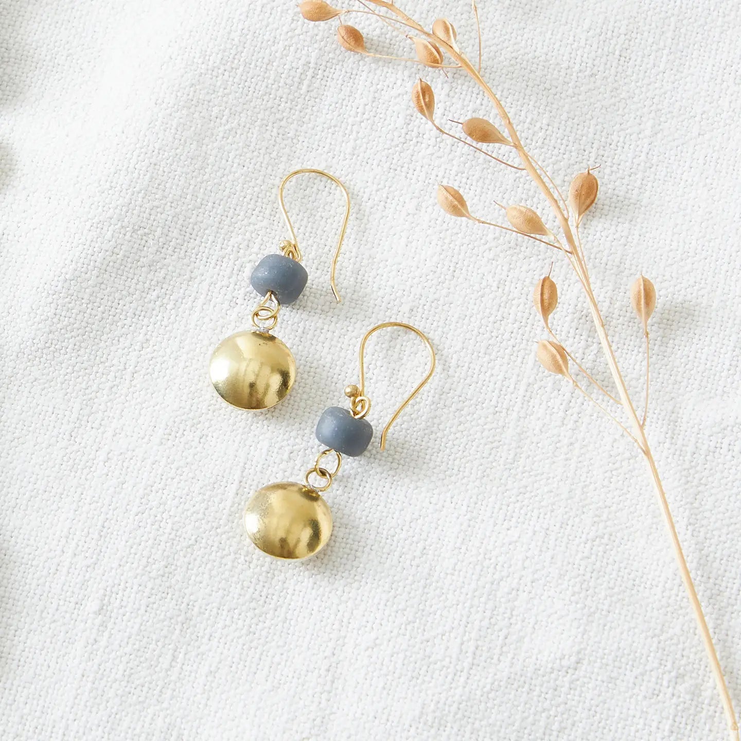 Indigo Tide Earrings – Flowing Colour, Effortless Style - SALVESSA