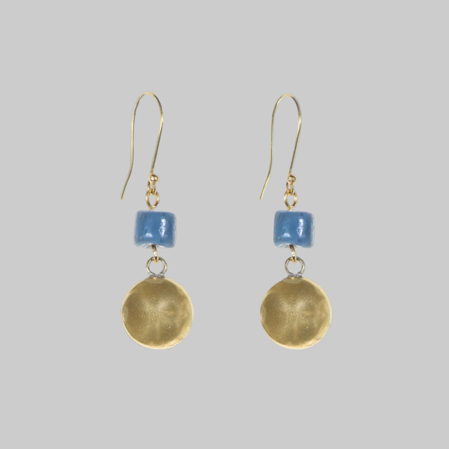 Indigo Tide Earrings – Flowing Colour, Effortless Style - SALVESSA