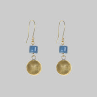 Indigo Tide Earrings – Flowing Colour, Effortless Style - SALVESSA