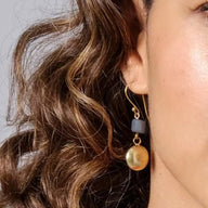 Indigo Tide Earrings – Flowing Colour, Effortless Style - SALVESSA