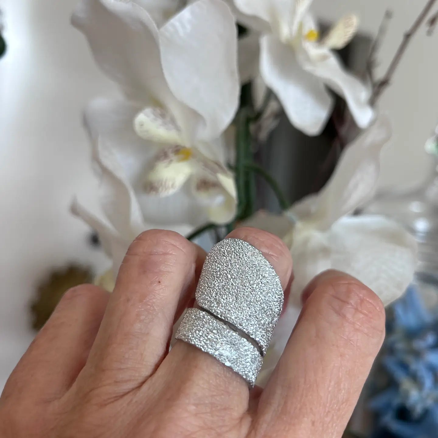 Italian design statement ring - SALVESSA