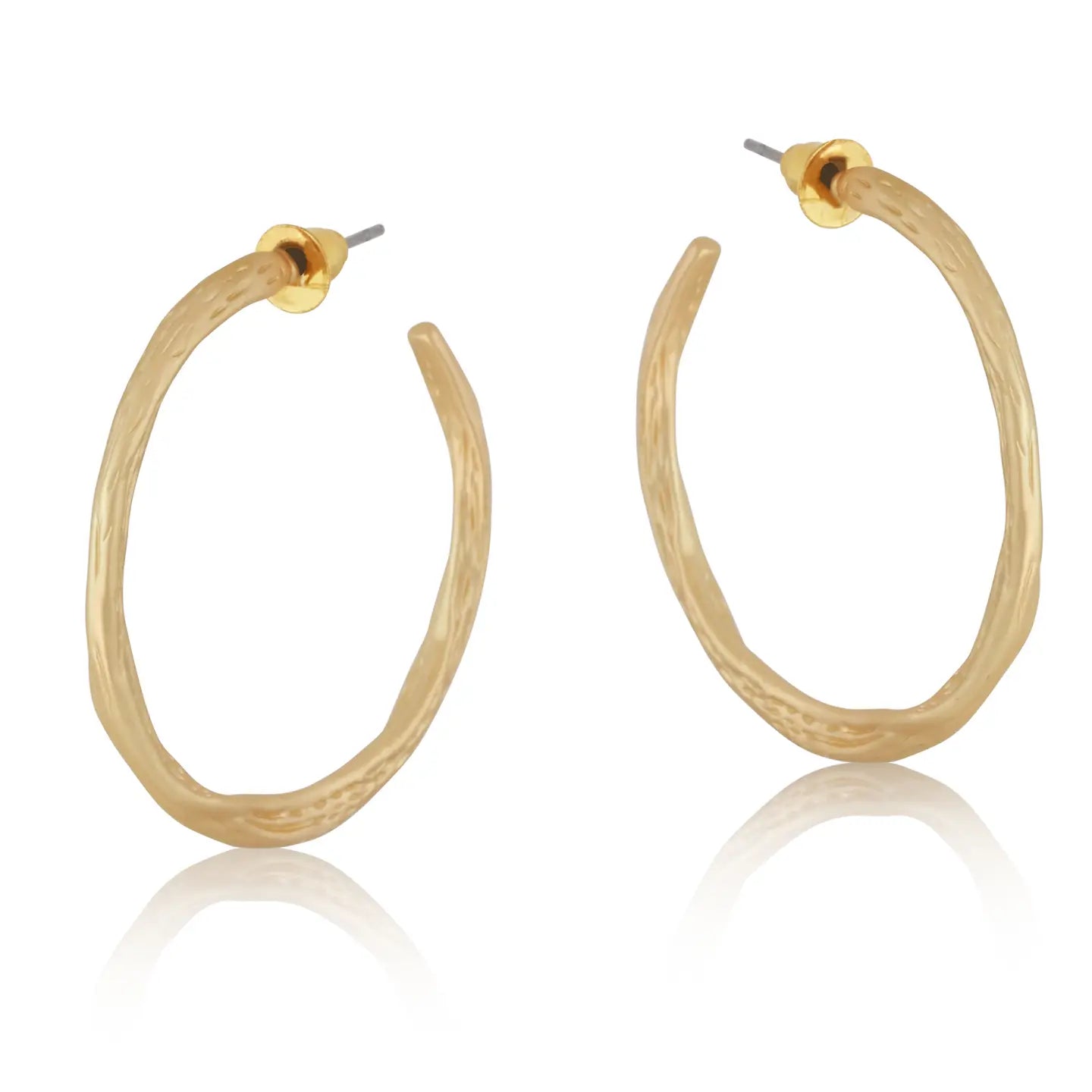 Serena Hoops – Sculptural Shaped Large Hoops - SALVESSA