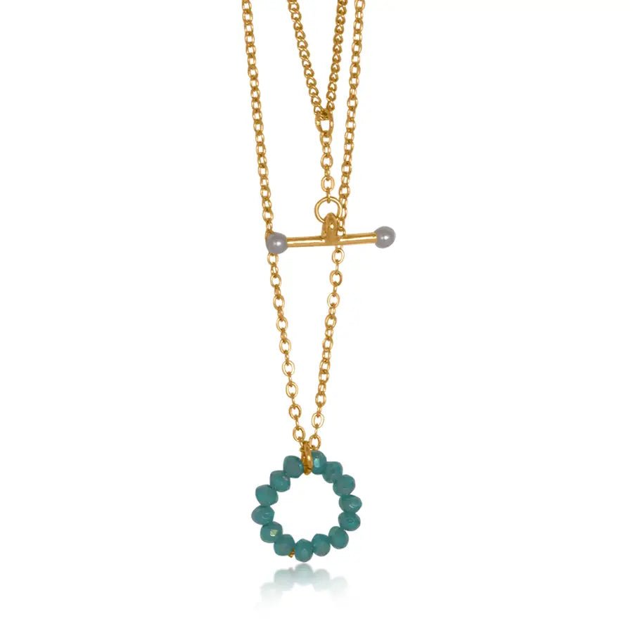 Serena Necklace Set – Double the Gold, Double the Glow - SALVESSA