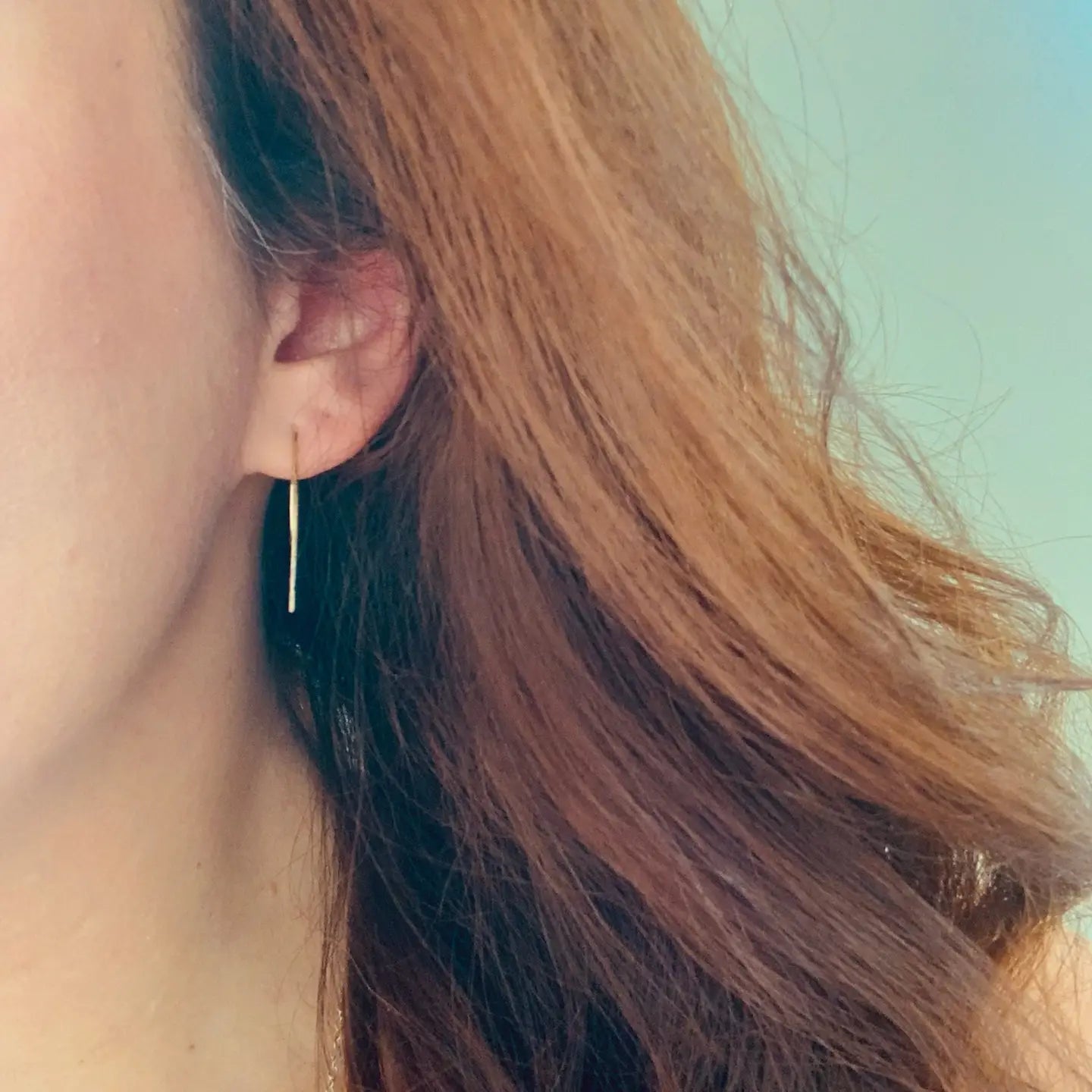 Solare Gold Hook Earrings – Handcrafted Radiance - SALVESSA
