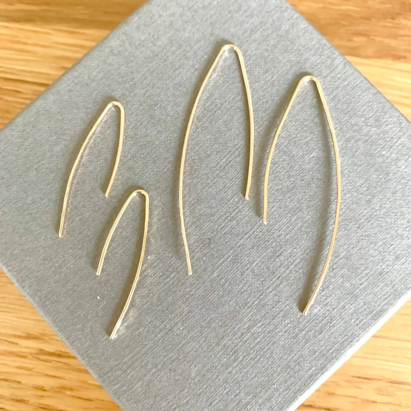 Solare Gold Hook Earrings – Handcrafted Radiance - SALVESSA